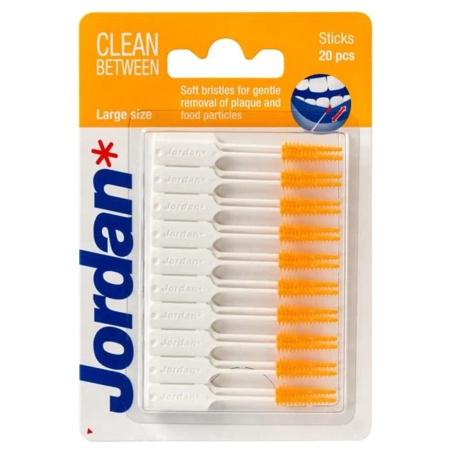Jordan Clean Between Sticks Μεσοδόντια Βουρτσάκια Large 20τμχ