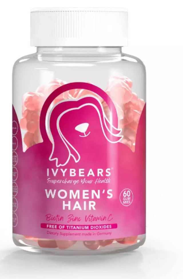 IvyBears Womens Hair Συμπλήρωμα Διατροφής Για Υγιή Μαλλιά Για Γυναίκες 60 ζελεδάκια