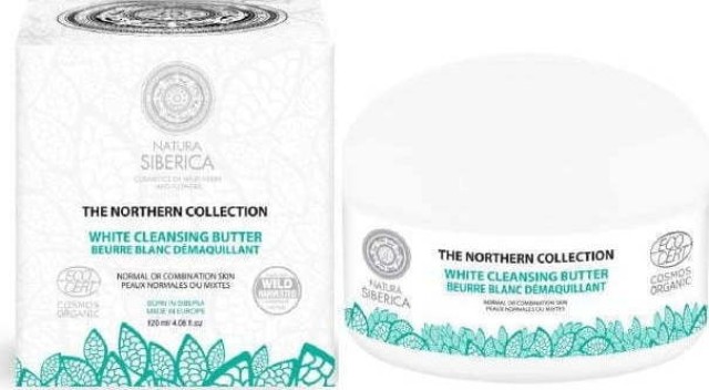 Natura Siberica Northern Collection White Cleansing Butter Λευκό Βούτυρο Καθαρισμού Προσώπου Για Κανονικές-Μικτές Επιδερμίδες 120ml