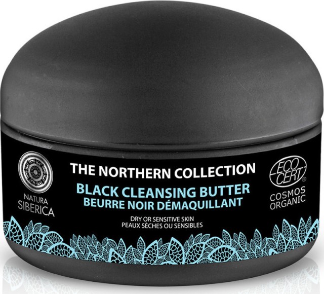Natura Siberica Northern Collection Black Cleansing Butter Μαύρο Bούτυρο Kαθαρισμού Προσώπου Για Ξηρές Επιδερμίδες 120ml