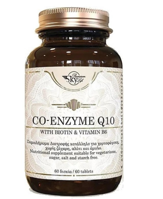 Sky Premium Life Co Enzyme Q10 30mg Βιοτίνη και Βιταμίνη Β6 60tabs