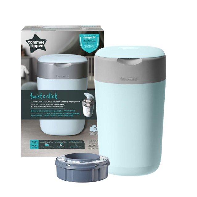 Tommee Tippee Twist & Click Κάδος Απόρριψης Πάνας Μπλε