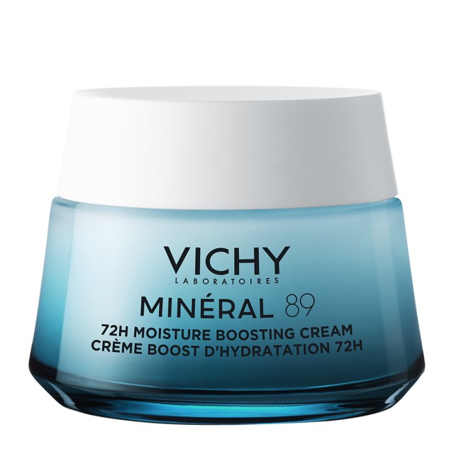 Vichy Mineral 89 72h Moisture Boosting Cream Light Ενυδατική Κρέμα Προσώπου Με Υαλουρονικό Οξύ 50ml