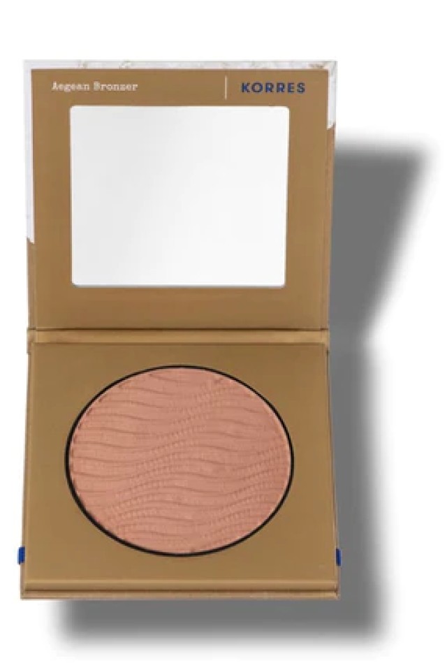 Korres Aegean Bronzer Natural Tan Look Warm Shade Bronzer Σε Μορφή Πούδρας 7gr