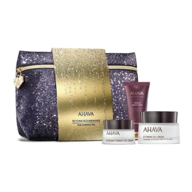Ahava Promo Extraordinary You Extreme Day Cream 50ml & Extreme Firming Eye Cream 15ml & Vivid Burgundy Mineral Hand Cream 40ml