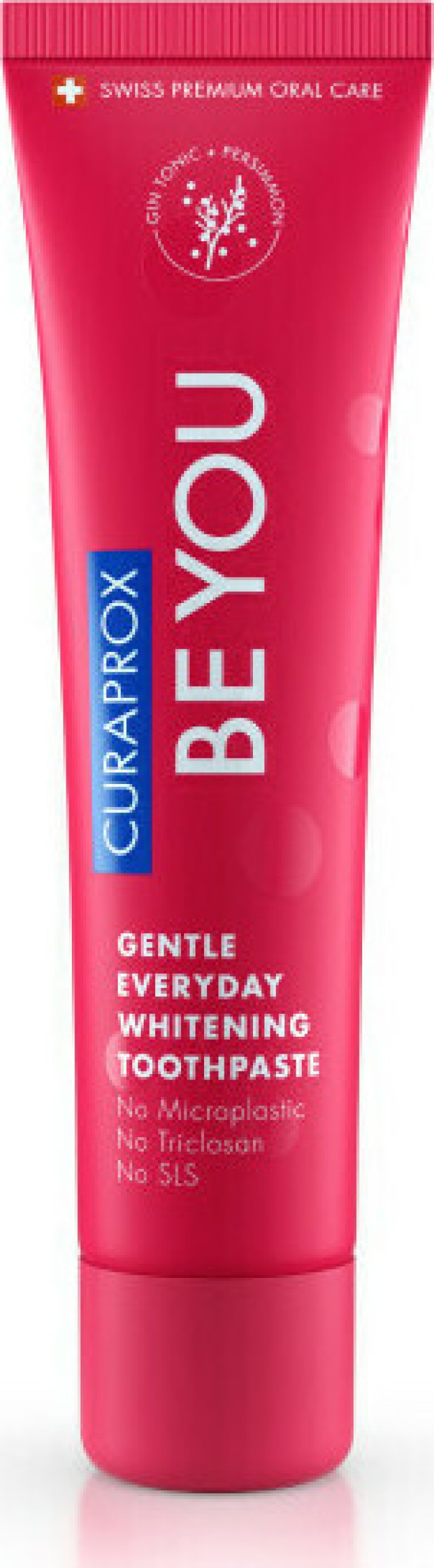 Curaprox Be You Gentle Everyday Whitening Toothpaste Gin Tonic & Persimmon Λευκαντική Οδοντόκρεμα για Καθημερινή Χρήση με Γεύση Τζιν Τόνικ & Λωτό 60ml