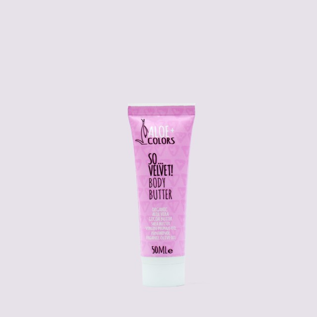 Aloe+ Colors So Velvet Body Butter Κρέμα Σώματος Με Άρωμα Πούδρας 50ml