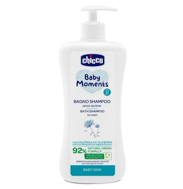 CHICCO BABY MOMENTS ΑΦΡΟΛΟΥΤΡΟ & ΣΑΜΠΟΥΑΝ 500ml