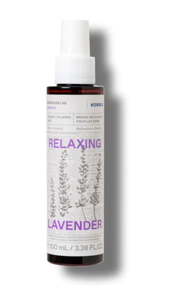 Korres Herbarium Lab Senses Calming Mist Relaxing Lavender Χαλαρωτικό Σπρέι Σώματος Λεβάντα 100ml