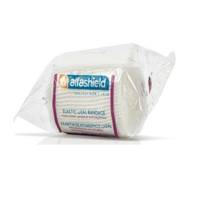 Alfashield Elastic Ideal Bandage Ελαστικός Επίδεσμος 12cm X 4.5m 1 Τεμάχιο