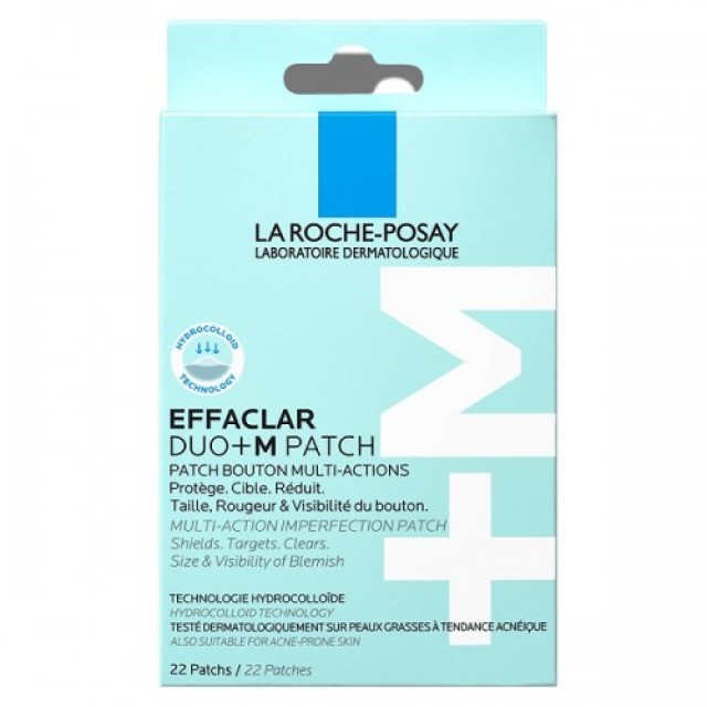 La Roche Posay Effaclar Duo+M 22pcs, Αυτοκόλλητο Επίθεμα Πολλαπλών Δράσεων κατά των Ατελειών 22τμχ