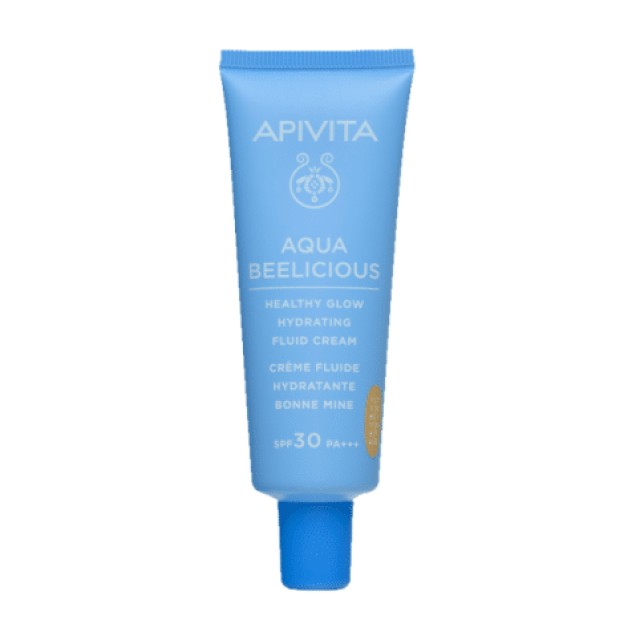 Apivita Aqua Beelicious Λεπτόρρευστη Κρέμα Ενυδάτωσης Για Φυσική Λάμψη SPF30 40ml