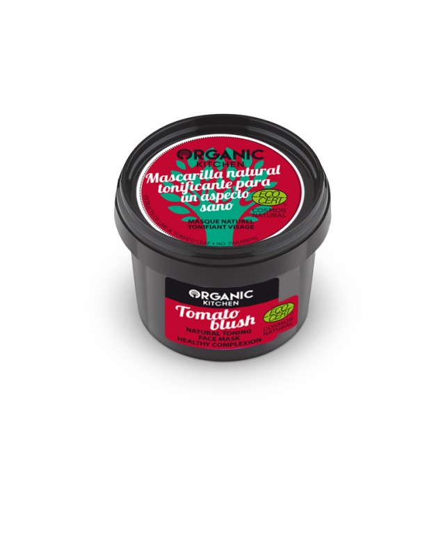 Natura Siberica Organic Kitchen Tomato Blush Φυσική Τονωτική Μάσκα Προσώπου Για Υγιή Επιδερμίδα 100ml