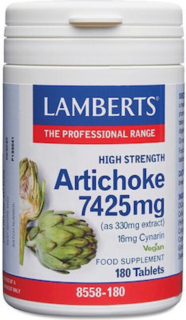 Lamberts Artichoke 7425mg Συμπλήρωμα Διατροφής Με Αγκινάρα Για Τη Δυσπεψία 180tabs
