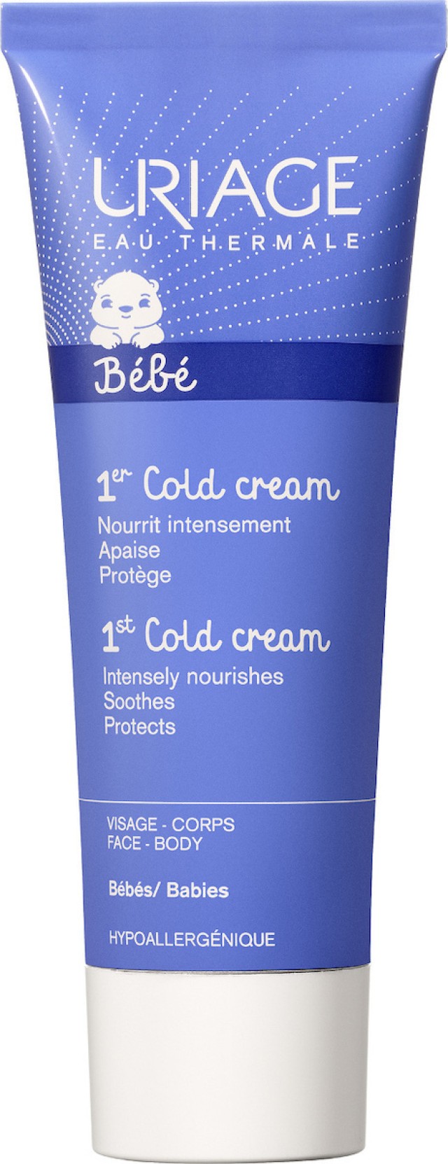 Uriage Bebe 1st Cold Cream Ενυδατική Προστατευτική Κρέμα για Βρέφη Πρόσωπο / Σώμα 75ml