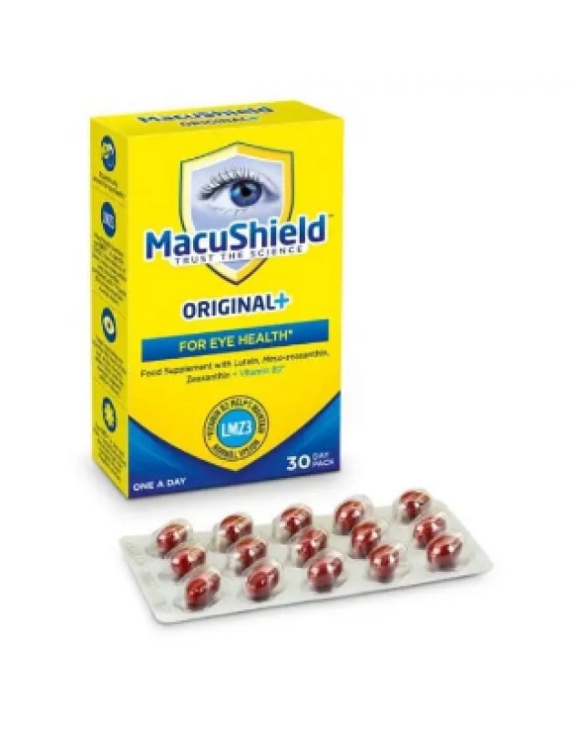 MacuShield Original Plus Συμπλήρωμα Διατροφής Για Την Υγεία Των Ματιών 30caps