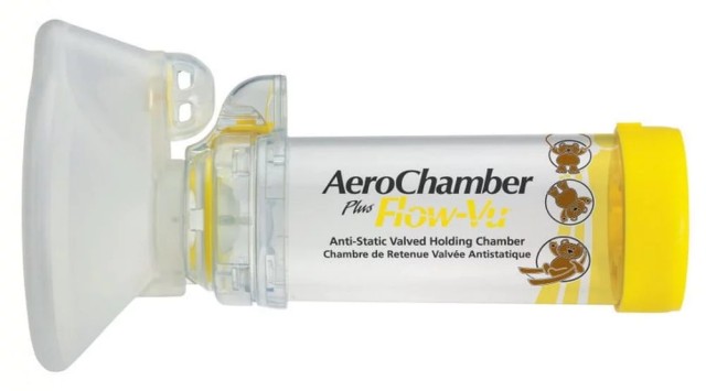 AeroChamber Plus Παιδιών με Επιστόμιο Παιδική Μάσκα για 1-5 ετών, 1 τμχ