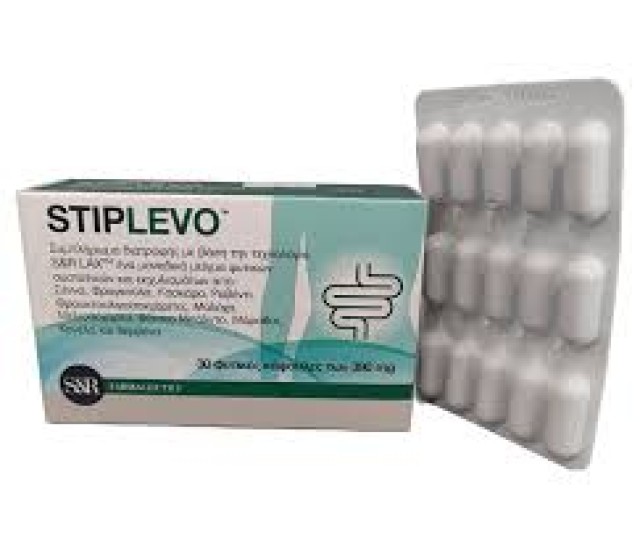Adelco Stiplevo Συμπλήρωμα Διατροφής Για Την Πεπτική & Εντερική Λειτουργία 30 Φυτικές Κάψουλες 390mg