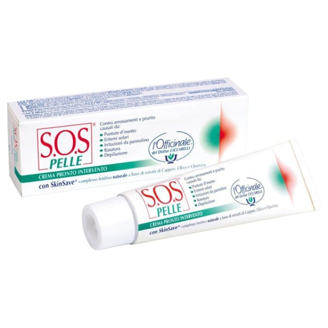 LOfficinale del Dottor Ciccarelli S.O.S. Pelle Cream Κρέμα Πρώτων Βοηθειών για Χρήση Αντί Κορτιζόνης, 25ml