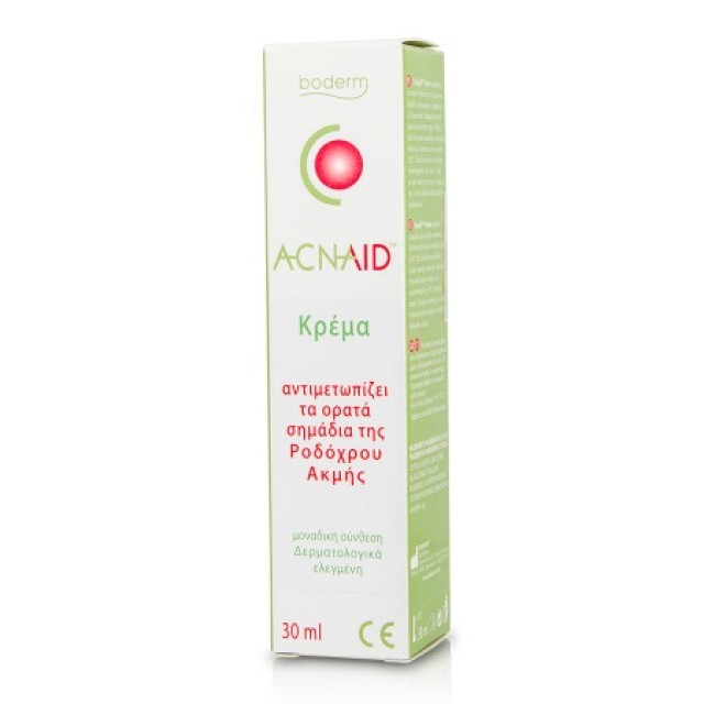 Boderm Acnaid Κρέμα Γιά Τη Ροδόχρου Ακμή 30ml