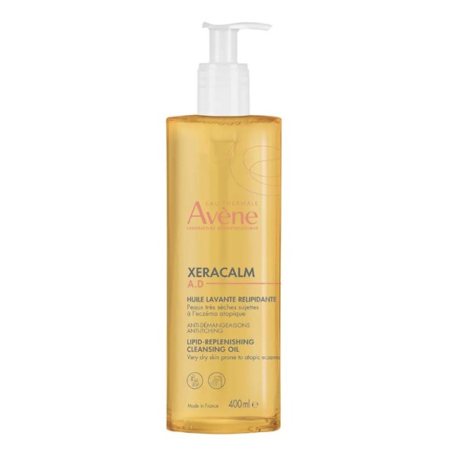 Avene XeraCalm A.D Huile Lavante Relipidante - Λάδι Kαθαρισμού για Ξηρό Δέρμα ή με Τάση Ατοπίας, 400ML