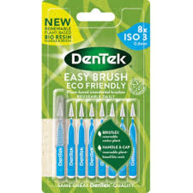 Dentek Easy Brush Interdental Brushes Size/ISO 3 (0,6mm) 8 Τεμάχια