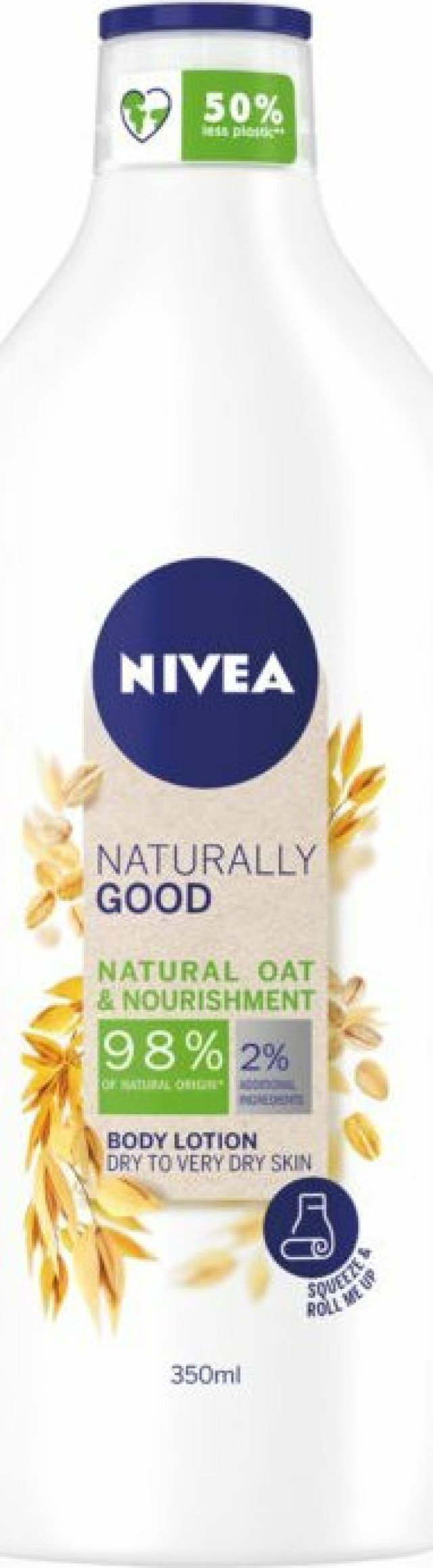 Nivea Naturally Good Ενυδατική Λοσιόν Σώματος Με Φυσική Βρώμη 350ml