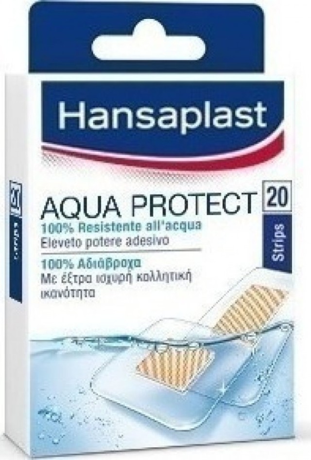 Hansaplast Aqua Protect Αδιάβροχα Επιθέματα Σε 2 Μεγέθη 20τμχ