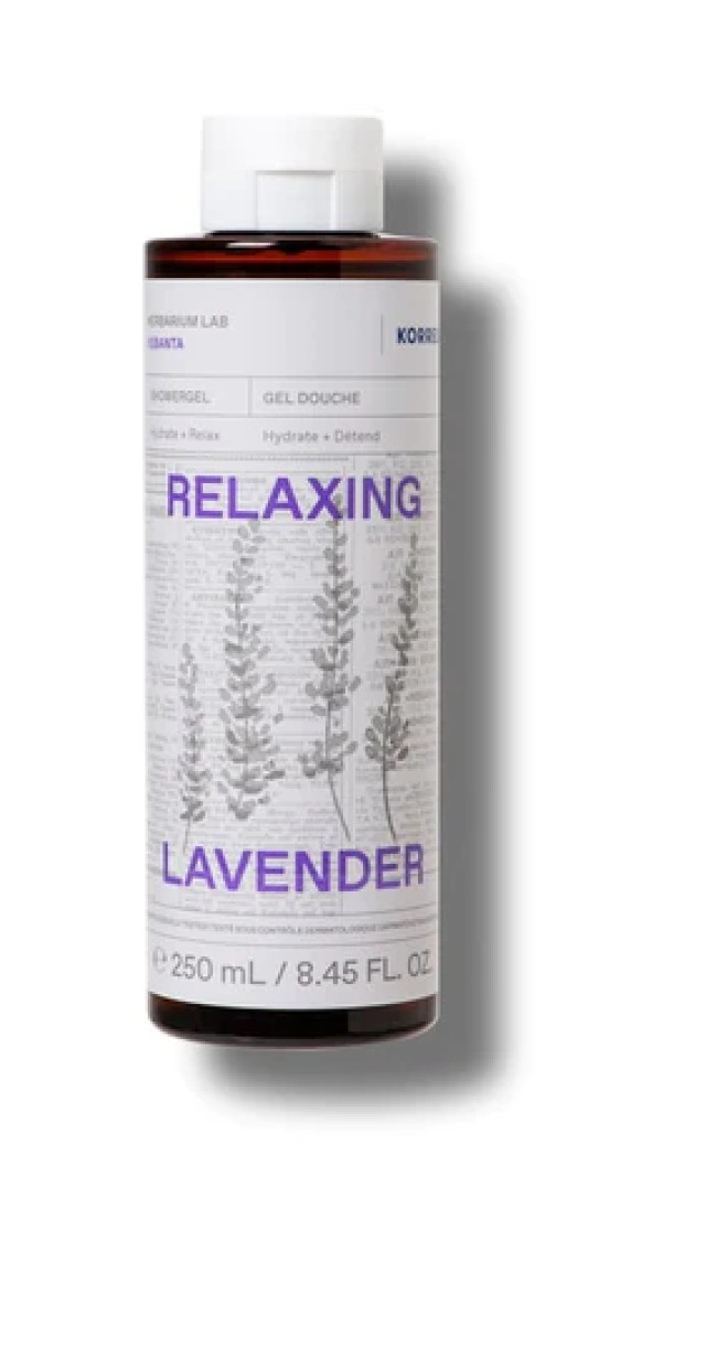 Korres Relaxing Lavender Showergel Αφρόλουτρο Λεβάντα 250ml