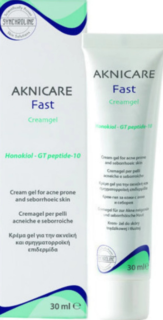 Synchroline Promo Aknicare Fast Creamgel Κρέμα Για Την Ακνεϊκή & Σμηγματορροϊκή Επιδερμίδα 30ml (-5€)