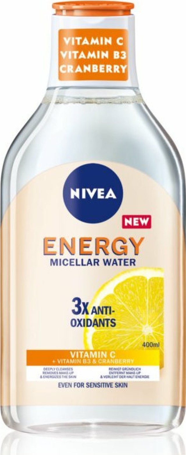 Nivea Micellar Energy Water Vitamin C Νερό Καθαρισμού Προσώπου 400ml
