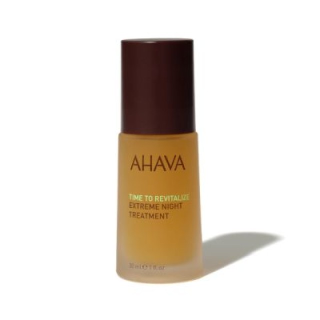 Ahava Time To Revitalize Extreme Night Treatment Serum Ορός Θρέψης Προσώπου Νύχτας 30ml