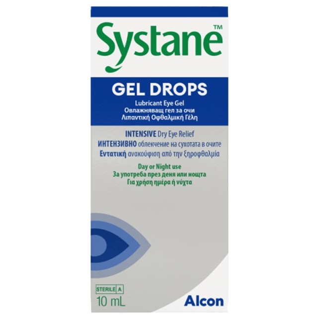 Alcon Systane Gel Drops Lubricant Eye Gel 10ml