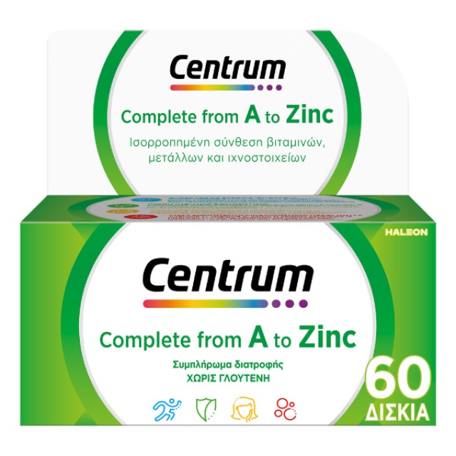 Centrum A to Zinc, 60tabs