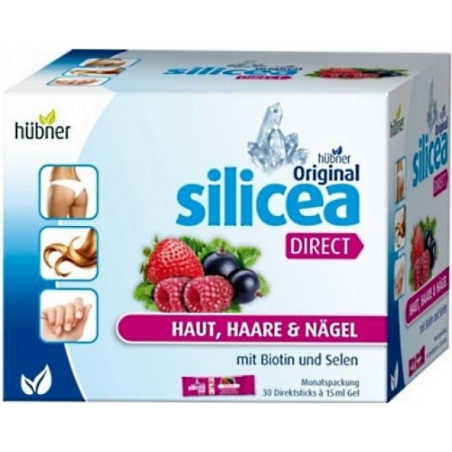 Hubner Original Silicea Direct Συμπλήρωμα Διατροφής με Πυρίτιο γεύση Φρούτα του Δάσους, 30 x 15ml