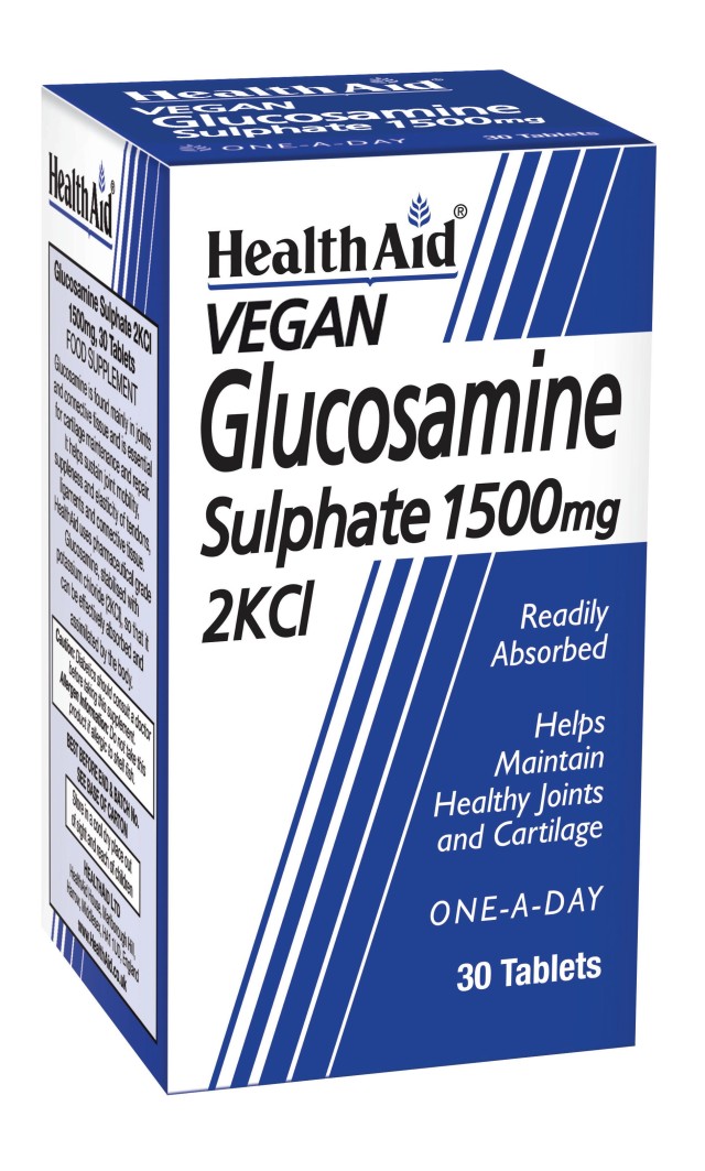 Health Aid Glucosamine Sulphate 2KCL Θειϊκή Γλυκοζαμίνη 1500mg 30tabs
