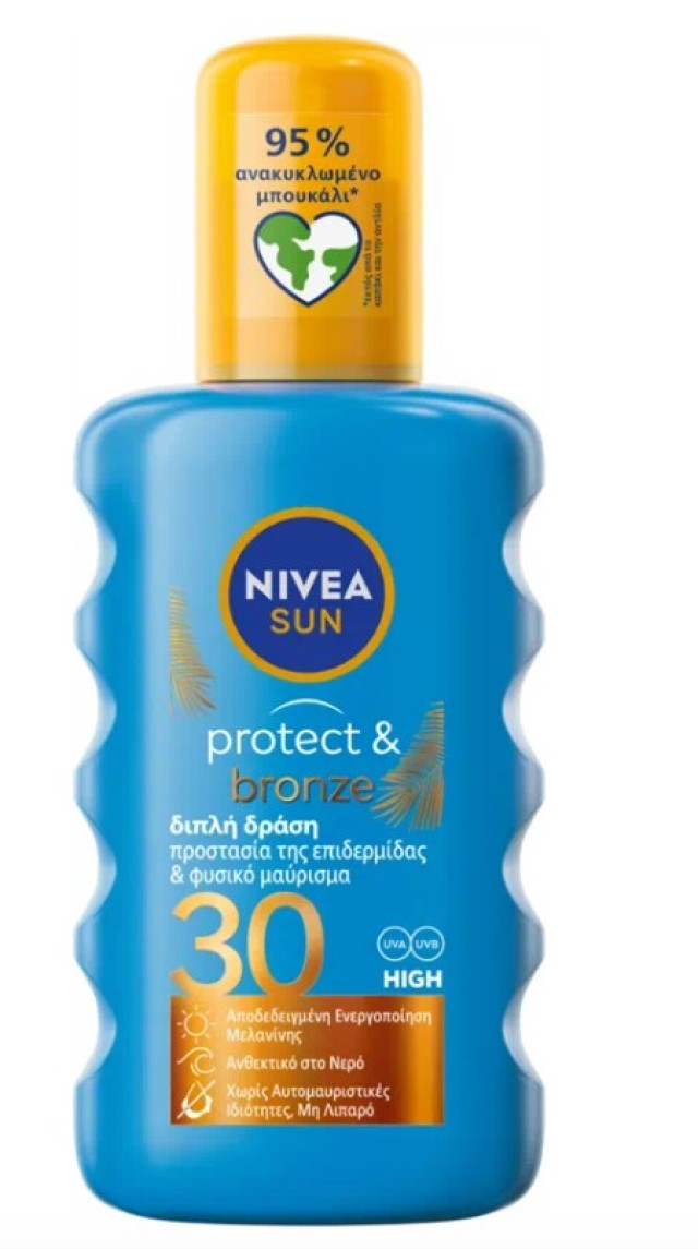 Nivea Sun Protect & Bronze Spray SPF30 200ml