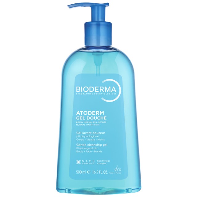 Bioderma Atoderm Gel Douche Εξαιρετικά Απαλό Αφρόλουτρο Χωρίς Σαπούνι για το Ευαίσθητο Δέρμα, 500ml