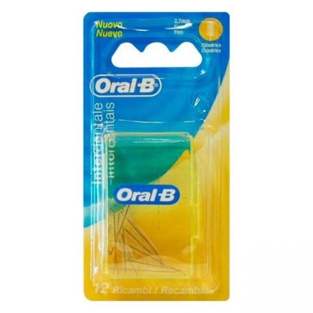 Oral-B Interdental Μεσοδόντια Ανταλλακτικά Βουρτσάκια 2,7mm