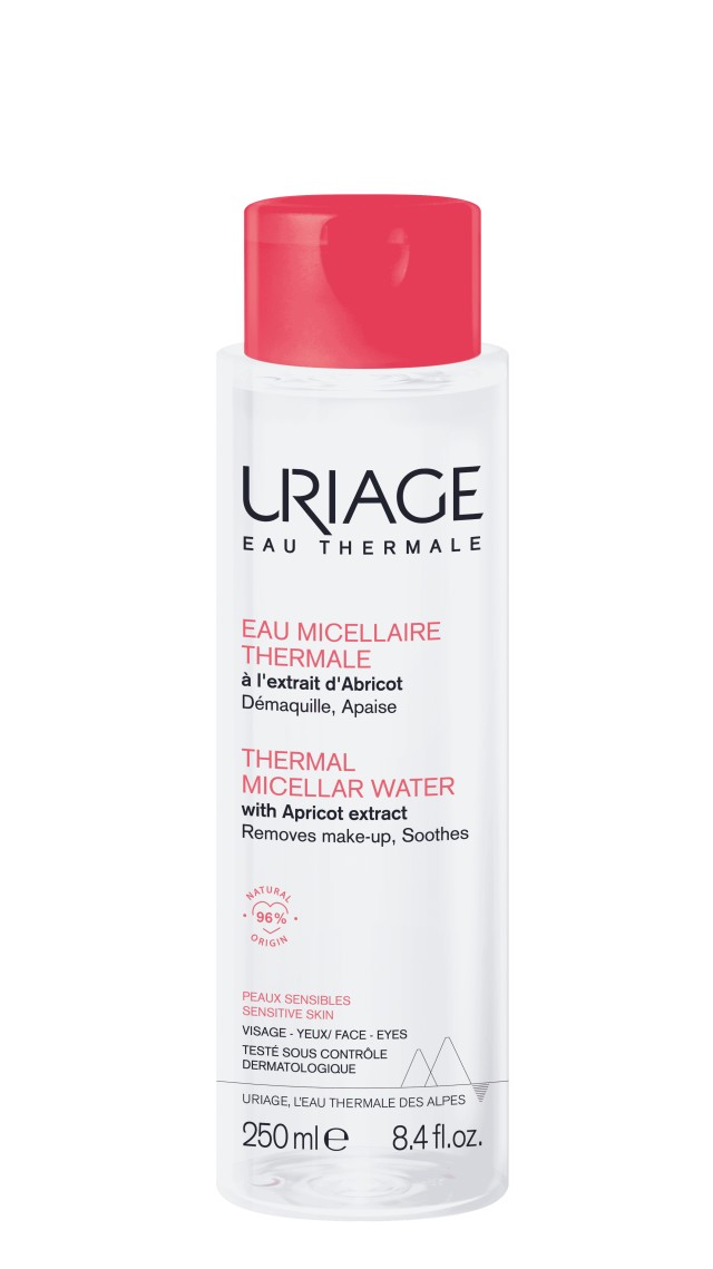 Uriage Eau Thermal Micellar Water Sensitive Skin For Face & Eyes Ιαματικό Νερό Καθαρισμού Για Ευαίσθητες Επιδερμίδες & Μάτια 250ml