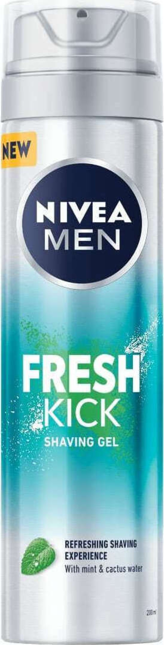 Nivea Men Fresh Kick Shaving Gel Αφρός Ξυρίσματος 200ml
