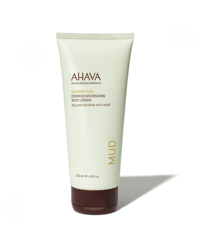 Ahava Dead Sea Mud Dermud Nourishing Body Cream Κρέμα Σώματος Πλούσιας Υφής Για Ξηρό & Ευαίσθητο Δέρμα 200ml