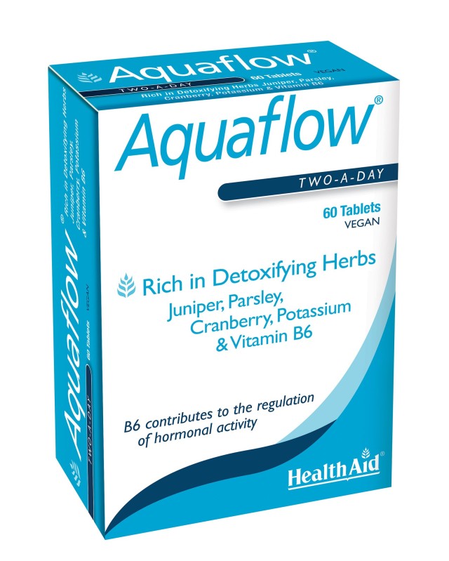 Health Aid Aquaflow Φυτικό Αποτοξινωτικό Διουρητικό 60tabs