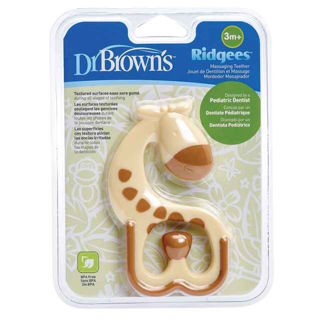 Dr. Browns TE 445 Κρίκος Οδοντοφυΐας Καμηλοπάρδαλη 3m+ 1τμχ