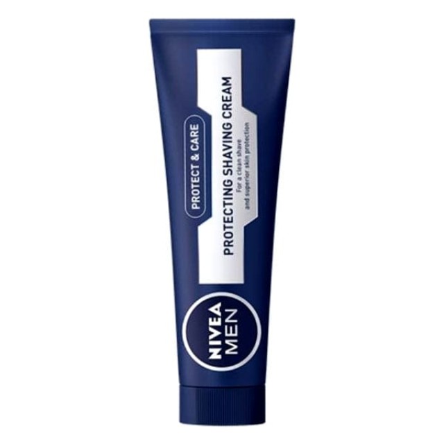 Nivea Men Protect & Care Shaving Cream Ανδρική Κρέμα Ξυρίσματος με Aloe Vera, 100ml