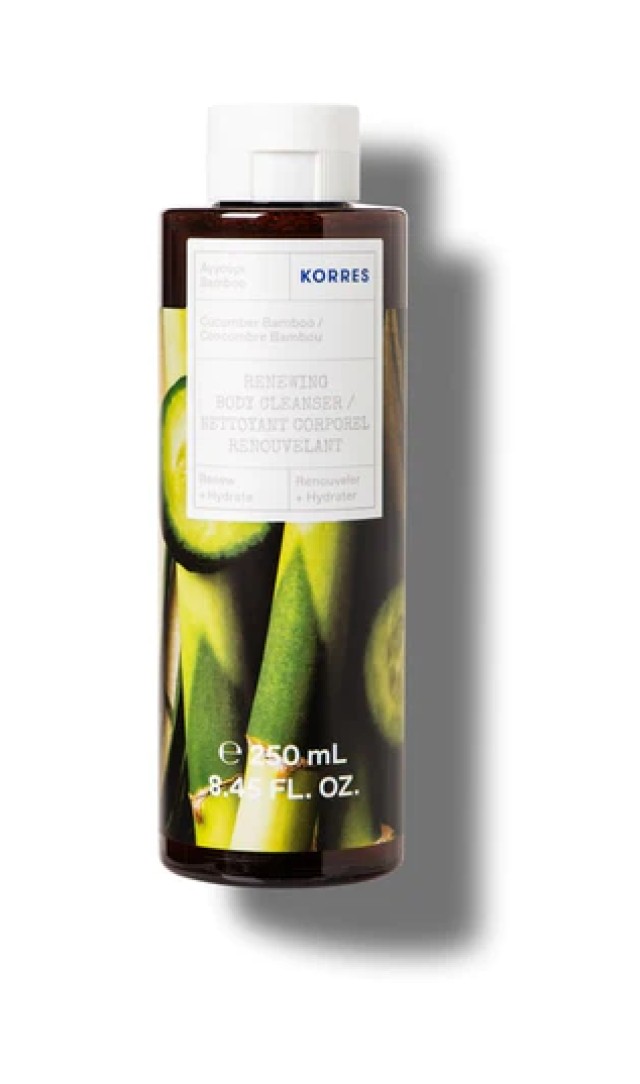 Korres Renewing Body Cleanser Cucumber Bamboo Αφρόλουτρο Αγγούρι Bamboo 250ml