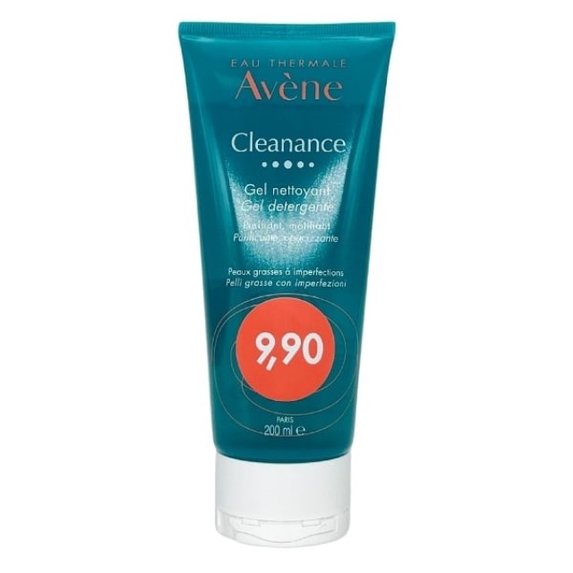 Avene Promo Cleanance Gel Nettoyant Τζελ Καθαρισμού Προσώπου Για Λιπαρές Επιδερμίδες 200ml