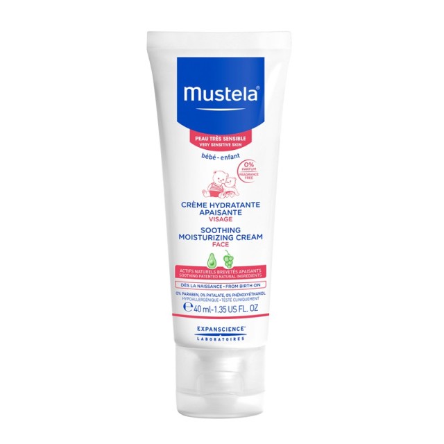 Mustela Καταπραϋντική Κρέμα Ενυδάτωσης Για Το Πρόσωπο 40ml