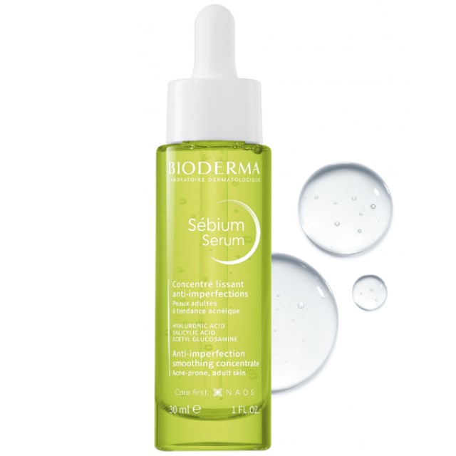 Bioderma Sebium Serum Ορός Προσώπου για Ατέλειες & Σημάδια Γήρανσης, 30ml