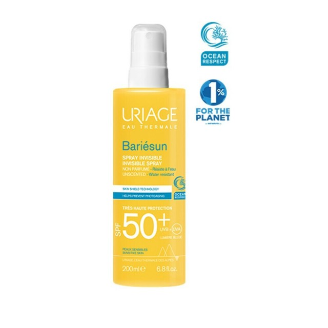 Uriage Bariesun Spray Χωρίς Άρωμα SPF50 200ml